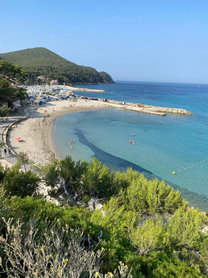 Ferienwohnung Little garden Saint-Cyr-sur-Mer Exterior foto